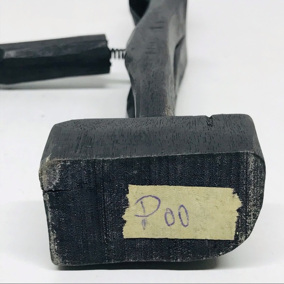 VTG African Wood Carving Ancient God of Fertility Phallic Endowed BBC 11in Tall - Picture 11 of 13